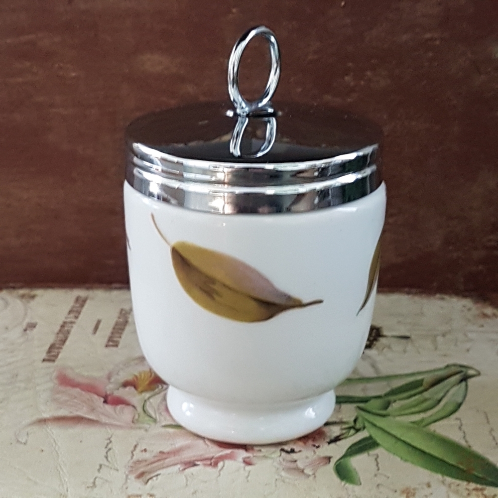 Royal Worcester Evesham Egg Coddler Vintage Ceramic Boiled Cooker Cup - Picture 3 of 10